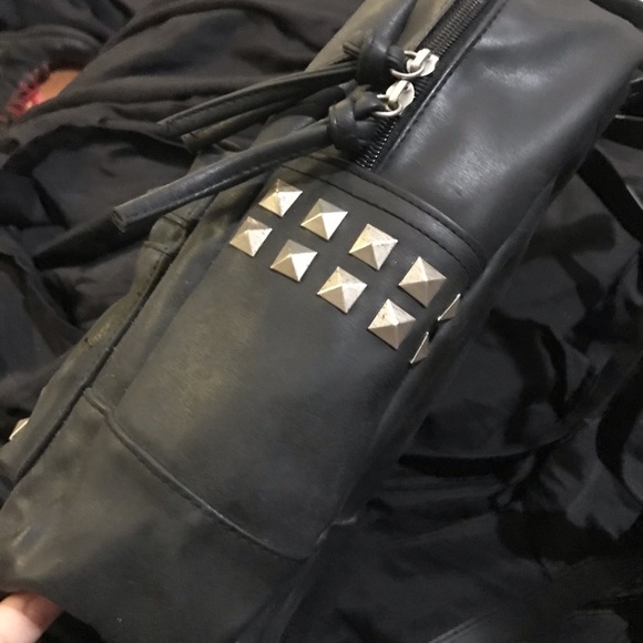Studded Leather Mini-Backpack - Picture 2 of 3